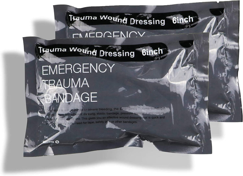 Lot 15 Military 6" Inch Israeli Compression Bandage IFAK EMT Emergency Dressing