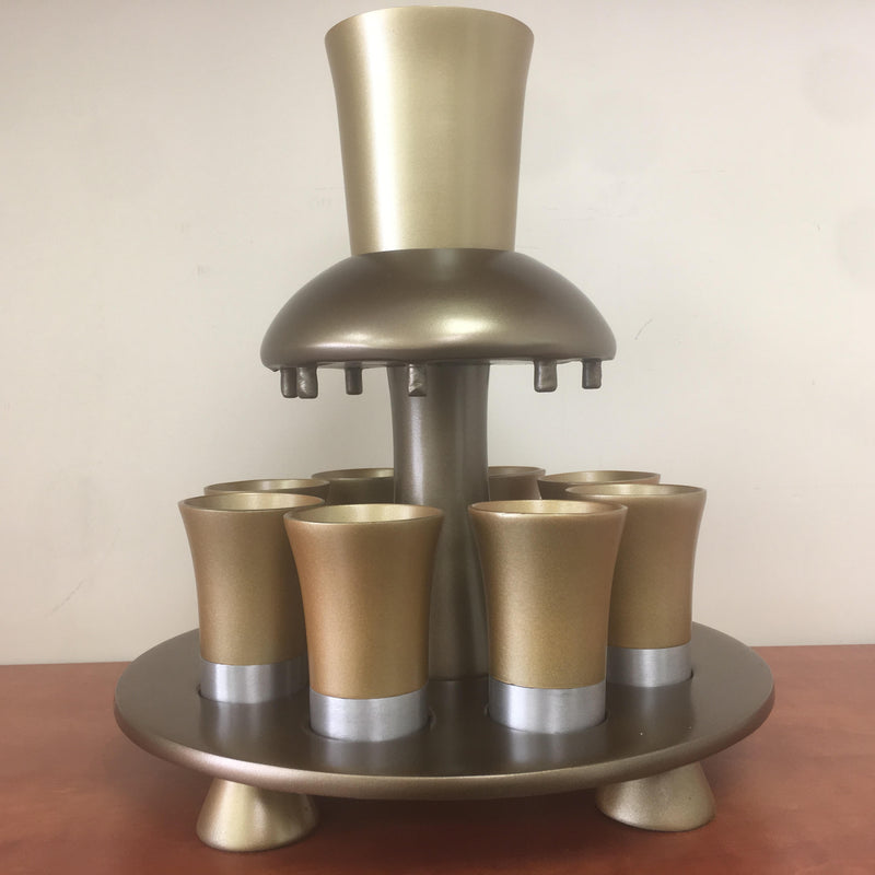 Anodize Aluminum Kiddush Fountain Gold