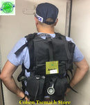 Black Hagor Officer Swat Military Tactical Vest Cordura Combat Harness IDF