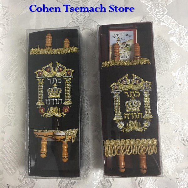 Small Hebrew Sefer Torah Scroll Book Jewish Israel Holy Bible Pentateuch,Judaica