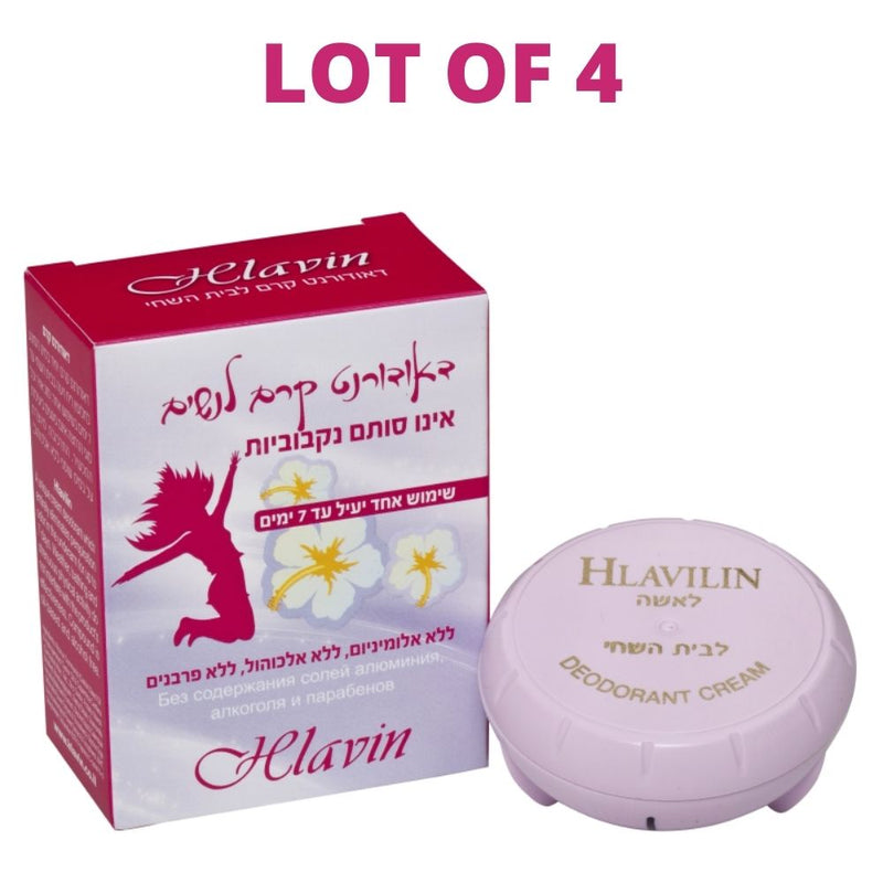 Lot of 4 Hlavin Hlavilin women Underarm Deodorant Cream 7 Days Protection