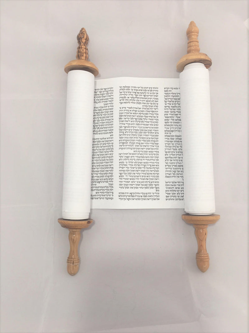 Torah Scroll New 36 cm Sefer Hebrew Jewish Bible Synagogue Judaica