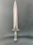 Amaizing Stainless Steel Decorated Genuine Knife Blade with Angels Road Blessing Protection Sword Knife & Cover Hunting Decoration Gift