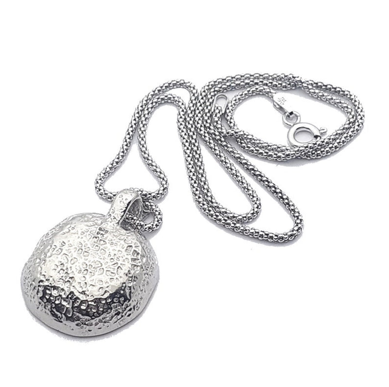 Handmade 925 Silver Ani Le Dodi Pomegranate Pendant Necklace set With Garnets
