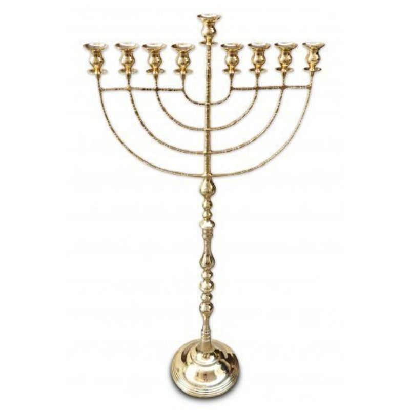 Huge Hanukkia 66 Inch / 1.65 Meters 9 Branch Hanukkah hannukah Menorah hannukia The Maccabean Hanukkah Oil