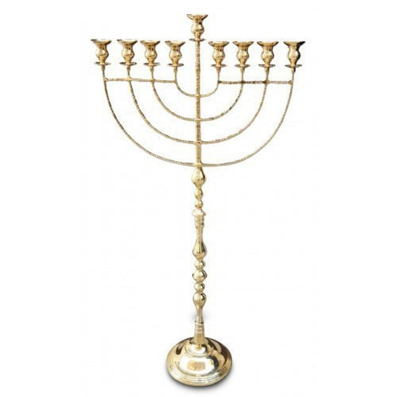 Huge Hanukkia 66 Inch / 1.65 Meters 9 Branch Hanukkah hannukah Menorah hannukia The Maccabean Hanukkah Oil