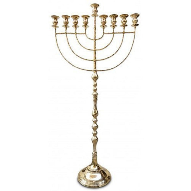 Huge Hanukkia 66 Inch / 1.65 Meters 9 Branch Hanukkah hannukah Menorah hannukia The Maccabean Hanukkah Oil