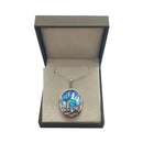 925 Silver Roman Glass Pendant ,Roman Necklace , Jerusalem Pendant,Judaica Pendant,Roman Glass Pendant