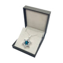 Amaizing 925 Sterling Silver Eilat Stone Pendant, Star of David Pendant israel