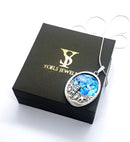 925 Silver Roman Glass Pendant ,Roman Necklace , Jerusalem Pendant,Judaica Pendant,Roman Glass Pendant