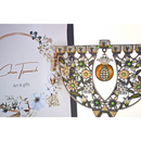Cohen Tsemach Art&Gift Amazing Menorah Hanukkiah handmade,Green pomegranate