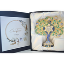 Cohen Tsemach art & Gift ,Hebrew Tree of life Home Blessing Judaica Hand-Painted Symbol pomegranate Jerusalem